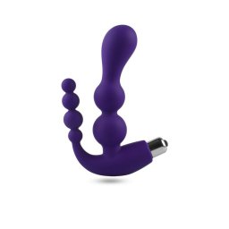 Anal plug Rezg, vzll 15,5 cm lila szilikon