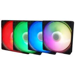 SCYTHE KF1225FD12AR-P Kaze Flex 120 mm-es ARGB PWM ventilátor, 300-1200RPM