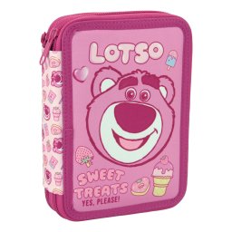 Disney Játékháború Lotso Jam tolltartó töltött 2 emeletes