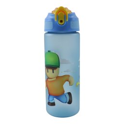 Stumble Guys Hat műanyag matt szívószálas kulacs 600 ml