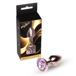 Mylove Toys Anál plug Fém hűthető melegíthető 7 cm piros arany
