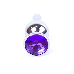 Anal plug fém hűthető melegíthető 9,5 cm lila