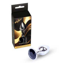 MyLove Toys Anál plug fém hűthető melegíthető 7 cm fekete