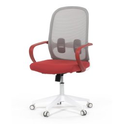 Forgószék piros szövettel. KA-S425 RED