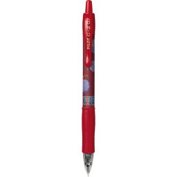 Zseléstoll 0,7mm, nyomógombos Pilot G-2 One Piece, írásszín piros