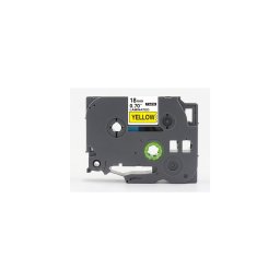 Feliratozógép szalag Brother TZE641 18mm ECO fekete/sárga