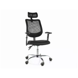 Fekete irodai szék FLEXISEAT Q-118RC
