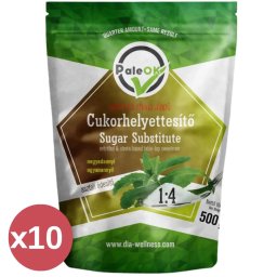 Dia-Wellness PaleOK 1:4 Cukorhelyettesítő Maxi Pack 10X500 g