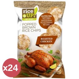 Rice Up! Chips Sült csirke ízesítésű kínáló 24X60 g