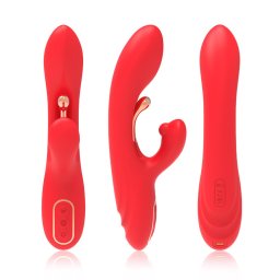 Nirvana Vibrtor Rabbit G-pont, kliensztimull, 9 md 22 cm USB-c fekete