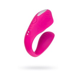 A-Toys Vibrtor Ketts stimulci Rzsaszn 9,6 cm szilikon