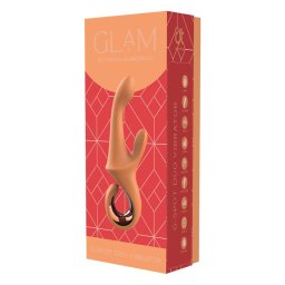 Glam Vibrtor Duo G-pont masszzs 22,7 cm fekete