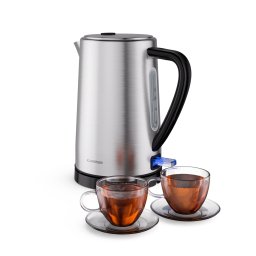 Klarstein Verosteel vízforraló | 1,7 liter | 2200 W | 360°-os forgó talp | Modern rozsdamentes acél dizájn (TK3G-Kl-VeSoKe-SS)