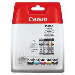 Canon PGI-580, CLI-581 (2078C005) - eredeti patron, black + color (fekete + színes)