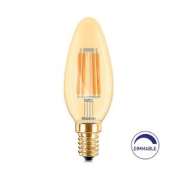LED izzó 4W 360lm E14 C35 Szabályozható 2200K