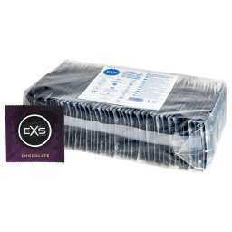 EXS Hot Chocolate - óvszer csoki ízű (fekete, 100 db)