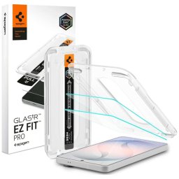 Spigen Glas.tR EZ Fit Pro Samsung Galaxy S26 tempered kijelzővédő fólia felhelyező kerettel, fényvisszaverődésgátló (2db)