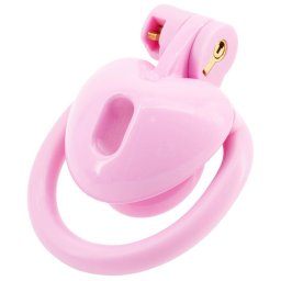 Bilincs szív alakú zárral ABS 0,5 x 2,6 cm rózsaszín