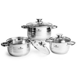 Blaumann Edénykészlet 6 részes rozsdamentes Gourmet Line BL-3160W