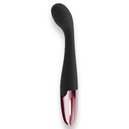 Power Escorts Vibrtor G-pont stimull, 10 md, csendes, USB-tlts 18 cm fekete szilikon