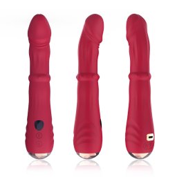 Jackal Vibrtor 9 rezgsmd, lk funkci 21,9 cm piros USB-C tlts vzll csendes