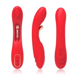 Fishhook Vibrtor Dulpont rezgs 224 mm piros USB-C tlthet vzll
