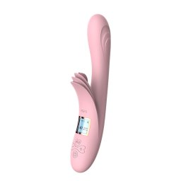 Wibrator ktmotoros, 10 frekvencia, melegthet rzsaszn USB tlts
