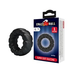 Crazy Bull - extra erős péniszgyűrű (fekete)
