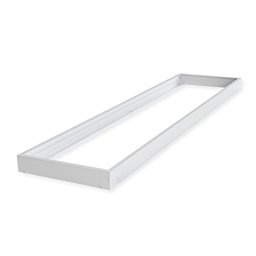 Optonica LED panel falon kívüli fehér beépítőkeret 120x30cm 5197
