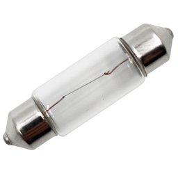 Izzó 12V/10 Watt szofita 10x35 mm, fehér SCT 202099
