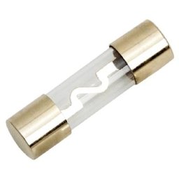 Biztosíték üveg aranyozott 10x37mm 60A autó hifi 05376