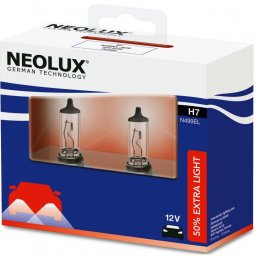 Izzó 12V/55W/H7 2db/+50% Neolux N499EL (by Osram)