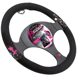 Kormányvédő 37-39cm fekete-pink My Fairy - tündér 17181