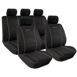 Üléshuzat garnitúra fekete-kék Premium Elegance 54847