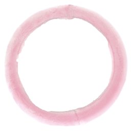 Kormányvédő 37-39cm rózsaszín szőrös 38536P