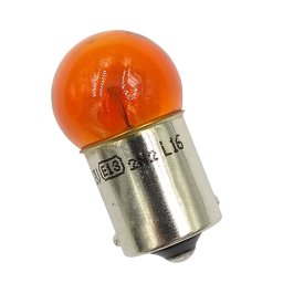 Izzó 12V/10W BAU15s Ry10W narancssárga izzó Elta 236TB