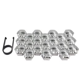 Kerékcsavar kupak szett 19mm 20db króm