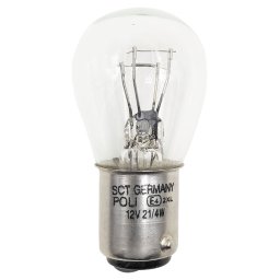 Izzó 12V 21/4W BAZ15d SCT Long Life 203430