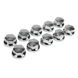 Kerékcsavar kupat szett 32/33mm (busz, kamion), 10db króm, Lampa 98061