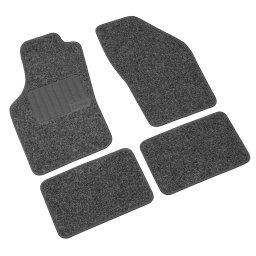 Textilszőnyeg, univerzális, fekete, 4db-os, Lampa Pro-Fit PF-7 custom-fit