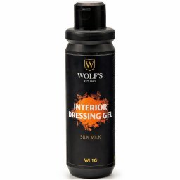 Műszerfal- és műanyagápoló gél, selyem fényű 225 ml, Wolf WI 1G Interior Dressing gel - SILK MILK