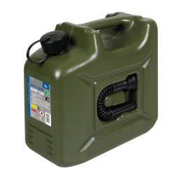 Üzemanyag kanna 10 literes, egymásra rakható, műanyag, military, Lampa PE Jerry Can
