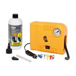 Defektjavító készlet, kompresszor + folyadék 500 ml, Lampa Pump & Go 72153