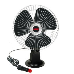 Ventilátor, tapadókorongos, fém, oszcilláló 12V/16W Lampa 73112