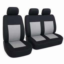 Üléshuzat 1+2 üléses furgonra, fekete-szürke, Autolife 01853