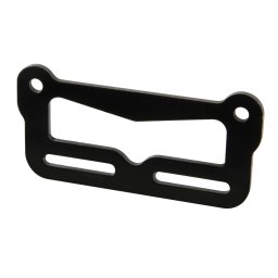 Hátsó prízma tartó konzol rendszám alá, segédmotorra, alumínium, fekete, Lampa Reflector holder