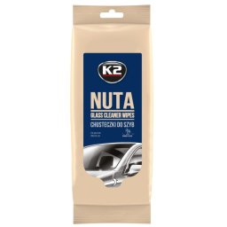 Üvegtisztító nedvesített kendő 24db, K2 Nuta Wipes K500