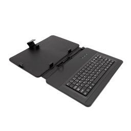 AIREN AiTab bőr tok 4 USB billentyűzettel 10" FEKETE (CZ/SK/DE/UK/US... elrendezés)