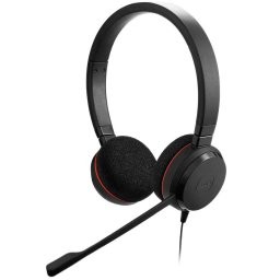 Jabra Evolve 20 SE, sztereó UC, USB C/A, bőr