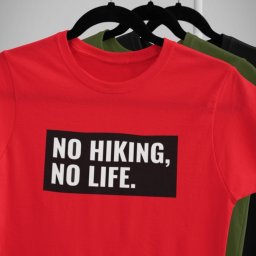 No Hiking No Life Póló